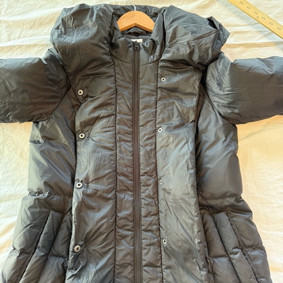 J. Jill Black Hooded Down Puffer Jacket, Size M, Like New! - Picture 10 of 10